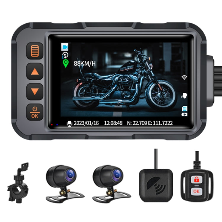SE65 Dual 1080P Waterproof HD Motorcycle DVR, Support WiFi / GPS / Cycling Video, SE65 SE65 Dual 1080P Waterproof HD Motorcycle DVR, Support WiFi / GPS / Cycling Video, SE65